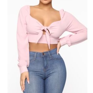 Crop top blouse